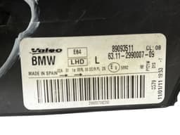 BMW 89093511 631129900709 Headlight left BMW X1 (E84) (2009-2015) — thumbnail 3