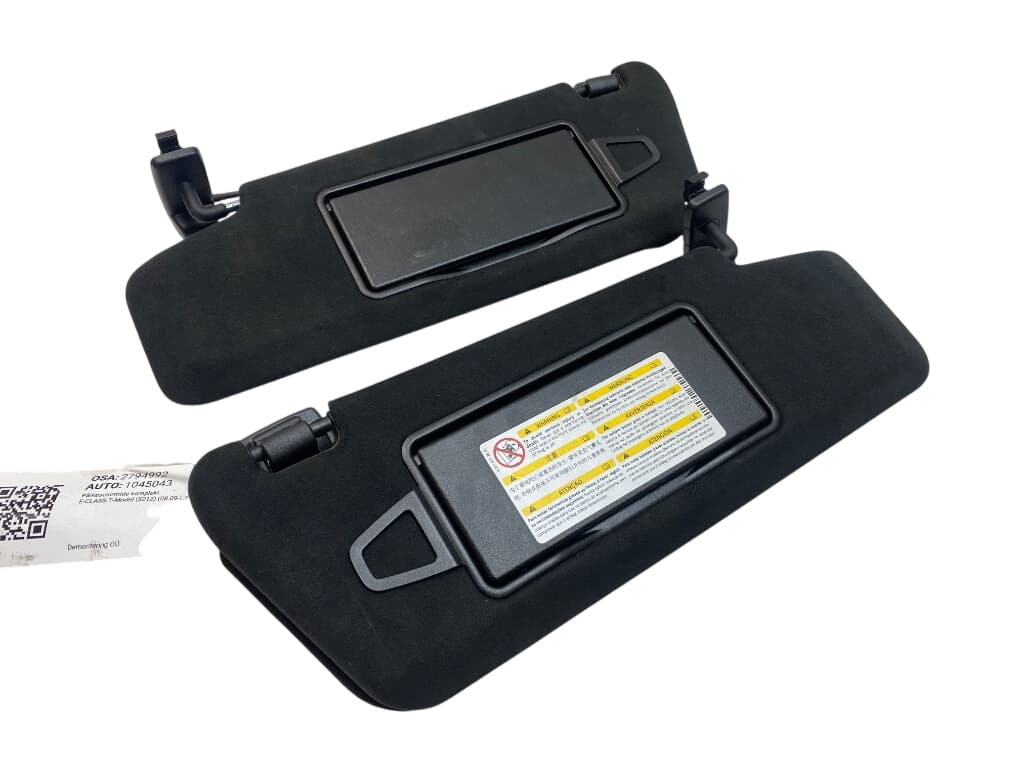 MERCEDES-BENZ A2128106710 A2128106010 Sun visor set MERCEDES-BENZ E-CLASS (W212) (2009-2016)