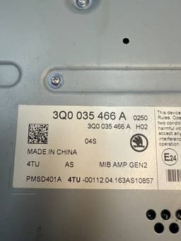 SKODA 3Q0035466A Audio amplifier SKODA OCTAVIA III (5E) (2012-2019) — thumbnail 7