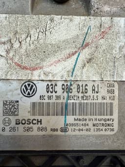 VW 03C906016AJ 0261S05808 Engine Control Unit / module (ECU) VW GOLF VI (5K) (2008-2013) — thumbnail 7