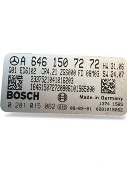MERCEDES-BENZ A6461507272 6461507272 0281015062 Engine Control Unit / module (ECU) MERCEDES-BENZ VITO / VIANO (W639) (2003-2014) — thumbnail 7