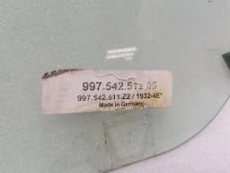 PORSCHE Porsche 911 997 Right Front Door Glass 99754251200 Coupe/Targa Door Glass Right — thumbnail 6
