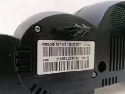 PORSCHE Porsche 911 997 Instrument Cluster 99764111831 Speedometer MPH MK1 TIPTRONIC — thumbnail 7