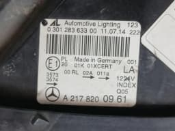 MERCEDES-BENZ Mercedes CL W217 Left Headlight A2179064500 Night View Dynamic LED Headlamp — thumbnail 7