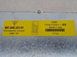 PORSCHE Porsche 911 997 Amplifier 99764533101 Amplifier ASK — thumbnail 6
