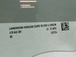 LAMBORGHINI Lamborghini Huracan Coupe Left Front Door Glass 4T8845201 Door Window Front Left — thumbnail 9
