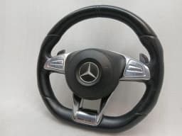 MERCEDES-BENZ MERCEDES CL W217 Steering Wheel A2174602803 AMG Lenkrad Lane assist A0008601302 — thumbnail 3