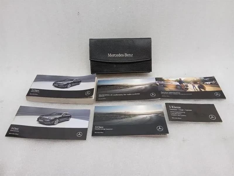 MERCEDES-BENZ Mercedes S-Class Owner's Manual Vehicle Manual