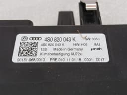 AUDI Audi R8 4S AWD Auto Climate Control 4S0820043K Climate Control Panel A/C — thumbnail 8