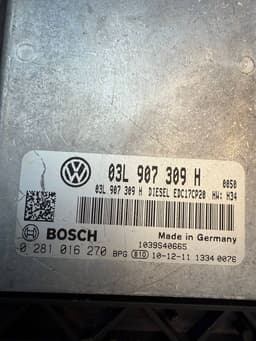 VW 03L907309H 0281016270 Engine Control Unit / module (ECU) VW TRANSPORTER T5 / MULTIVAN (7H, 7E, 7J) (2003-2015) — thumbnail 6