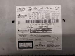 MERCEDES-BENZ A2049009907 A1729021303 Radio MERCEDES-BENZ C-CLASS (W204) (2007-2013) — thumbnail 8
