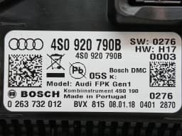 AUDI Audi R8 4S AWD Instrument Cluster 4S0920790B Speedometer — thumbnail 7