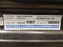 AUDI Audi R8 4S AWD Boot Lid 4S7825509 Spyder Top Stowage Box Cover Tailgate — thumbnail 6