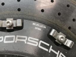 PORSCHE Porsche 991 GT3RS MK1 Disc Front 99135140784 FAULTY Brake Disc Front L PCCB — thumbnail 7