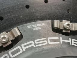 PORSCHE Porsche 911 991 GT3RS brake disc rear 99135240984 brake disc rear L PCCB — thumbnail 8