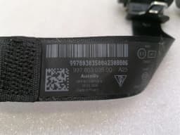 PORSCHE Porsche 911 997 rear seat belt 99780303500 seat belt belt rear convertible — thumbnail 6