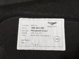 BENTLEY Bentley Continental GTC 18-24 3SD Convertible Roof Box 3SD863863A Cover — thumbnail 4