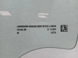LAMBORGHINI Lamborghini Huracan LP640 left front door glass 4T8845201 door window front left — thumbnail 4