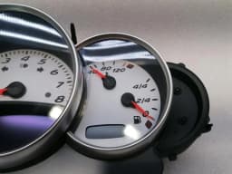 PORSCHE Porsche Boxster 986 Instrument Cluster 98664123700 Speedometer MPH MANUAL — thumbnail 4