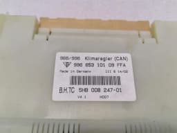 PORSCHE Porsche Boxster 986 Auto Climate Control 99665310109 Climate Control Panel A/C — thumbnail 6
