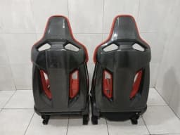 BMW BMW M3 G80 G20 seats leather Fiona red black seats leather carbon bucket CSL — thumbnail 9