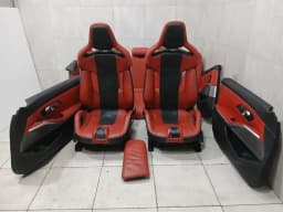 BMW BMW M3 G80 G20 seats leather Fiona red black seats leather carbon bucket CSL — thumbnail 2