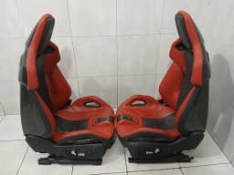 BMW BMW M3 G80 G20 seats leather Fiona red black seats leather carbon bucket CSL — thumbnail 8