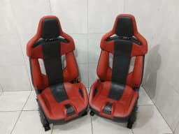 BMW BMW M3 G80 G20 seats leather Fiona red black seats leather carbon bucket CSL — thumbnail 4