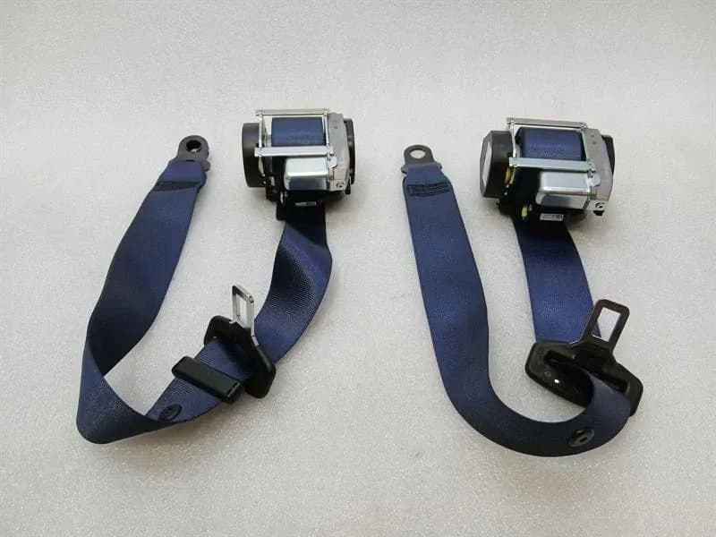 Porsche Cayman 718 front seat belt 98180303305 seat belt deep sea blue