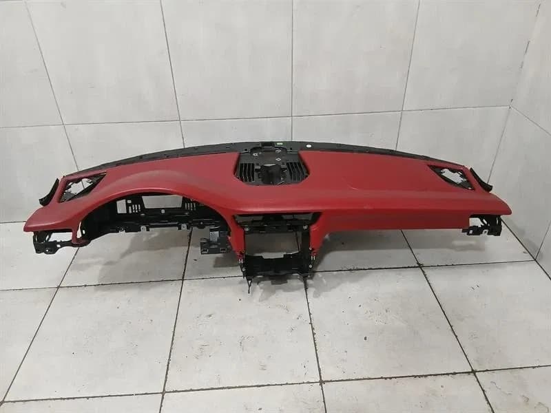 PORSCHE Porsche 911 991 Dashboard 99155210107 Carrera Red Leather Dashboard