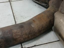 PORSCHE Porsche 911 996 exhaust silencer 99611112155 exhaust right with defects — thumbnail 3
