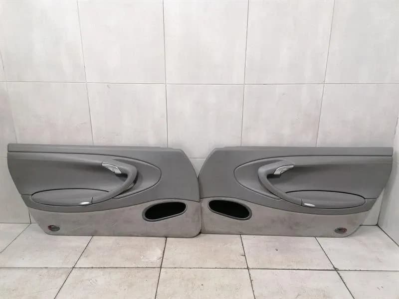 PORSCHE Porsche 911 996 Door Card Set 996555833 Door Panel Set Grey Grey Leather GT3