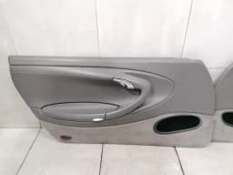 PORSCHE Porsche 911 996 Door Card Set 996555833 Door Panel Set Grey Grey Leather GT3 — thumbnail 2