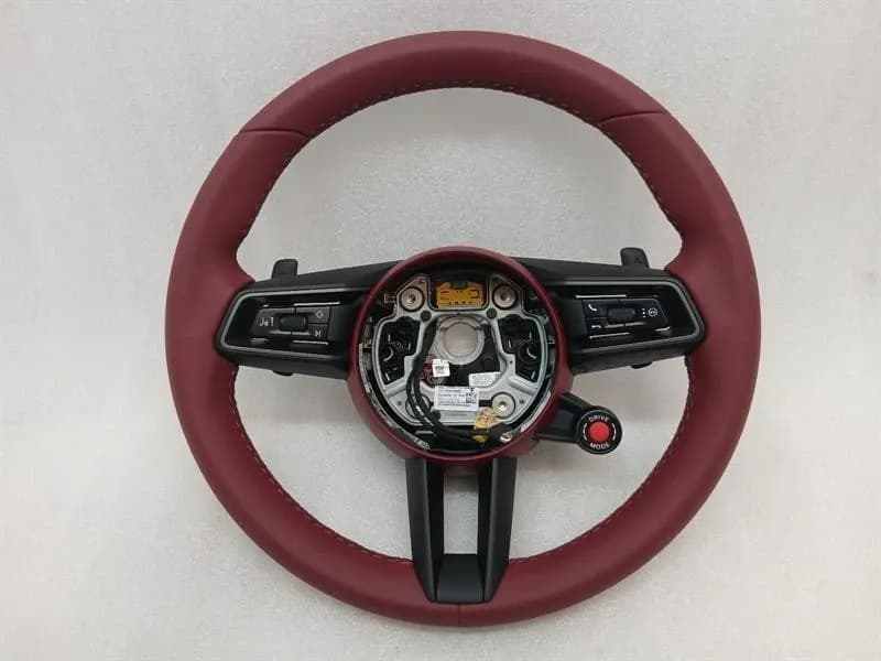 PORSCHE NEW NEW PORSCHE 911 992 Steering Wheel 992419091RN OG6 Bordeaux Red HEATED