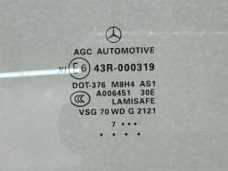 MERCEDES-BENZ MERCEDES GLS X166 GLS63 Right Door Glass A1667200120 DOUBLE Laminated Door Glass — thumbnail 3