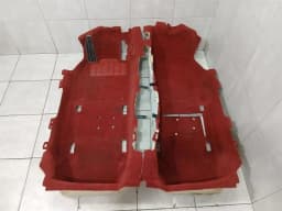 PORSCHE Porsche 911 991 Floor Mats 99155101106 Floor Mats LHD RED SET Set — thumbnail 2