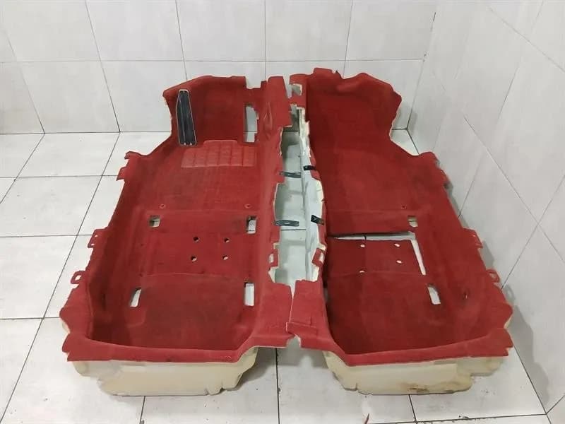 PORSCHE Porsche 911 991 Floor Mats 99155101106 Floor Mats LHD RED SET Set