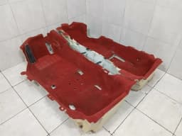 PORSCHE Porsche 911 991 Floor Mats 99155101106 Floor Mats LHD RED SET Set — thumbnail 3