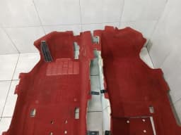 PORSCHE Porsche 911 991 Floor Mats 99155101106 Floor Mats LHD RED SET Set — thumbnail 4