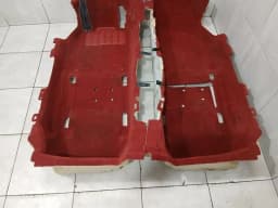 PORSCHE Porsche 911 991 Floor Mats 99155101106 Floor Mats LHD RED SET Set — thumbnail 5