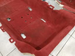 PORSCHE Porsche 911 991 Floor Mats 99155101106 Floor Mats LHD RED SET Set — thumbnail 8