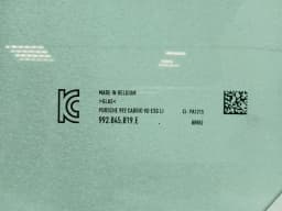 PORSCHE Porsche 911 992 left front door glass 992845019E convertible door window front left — thumbnail 10