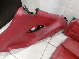 PORSCHE Porsche 911 991 rear seat set Carrera red 99152205115 seats interior rear — thumbnail 2