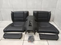 PORSCHE Porsche 911 991 seats convertible rear seats interior red stitching leather — thumbnail 1
