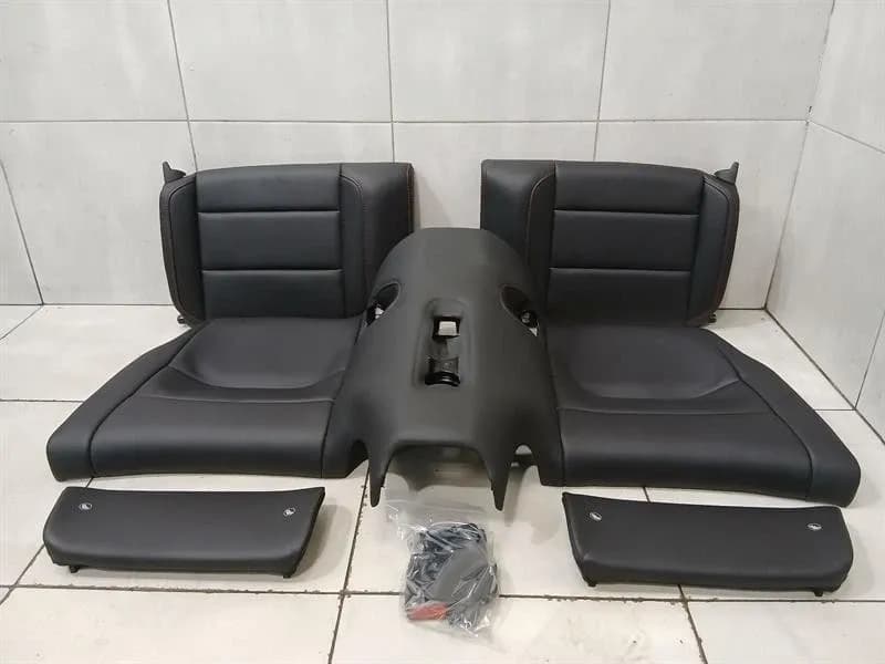 PORSCHE Porsche 911 991 seats convertible rear seats interior red stitching leather