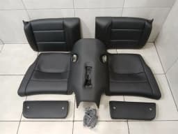 PORSCHE Porsche 911 991 seats convertible rear seats interior red stitching leather — thumbnail 2