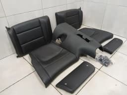 PORSCHE Porsche 911 991 seats convertible rear seats interior red stitching leather — thumbnail 3