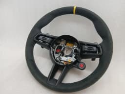 PORSCHE NEW NEW PORSCHE CAYENNE 9Y MK3 E3 Steering Wheel 9Y3419091JPO2 Race-Tex Steering Wheel — thumbnail 3