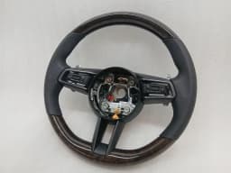 PORSCHE NEW NEW PORSCHE MACAN 95B Steering Wheel 95B419091EKA34 WOOD HEATED — thumbnail 2