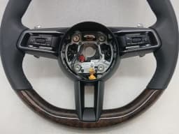 PORSCHE NEW NEW PORSCHE MACAN 95B Steering Wheel 95B419091EKA34 WOOD HEATED — thumbnail 4